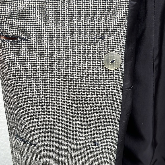 Vintage 80s Braemar by Jeremy Scott long double-breasted blazer - Picture 7 of 9